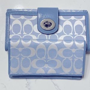 Coach Tri-fold wallet with Checkbook holder